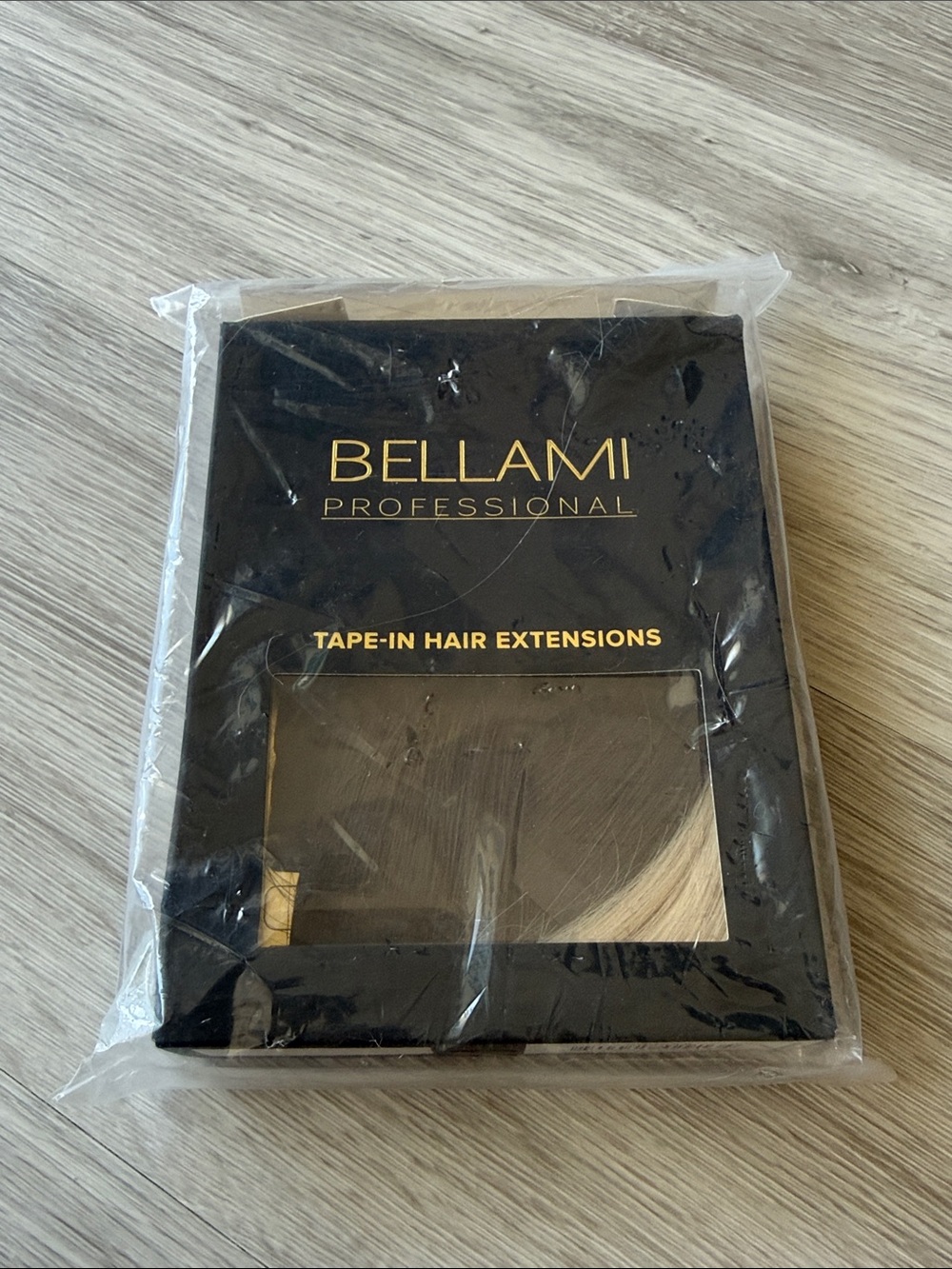BELLAMI 16” Tape-In Extensions - Cool Mochachino Brown/White Blonde balayage